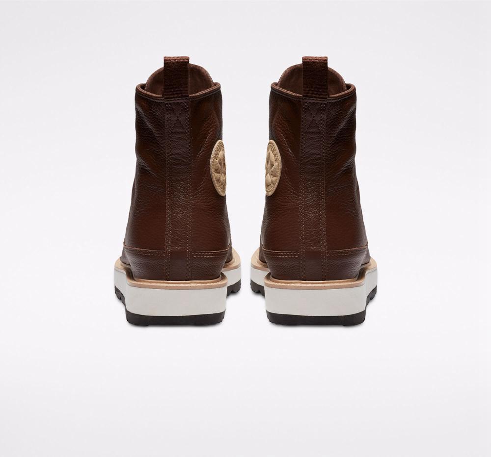 Botas Tenis Converse Chuck Taylor Crafted Boot Unisex Hombre Chocolate Verde Menta Negras  Colombia |  RUCHJ-7940