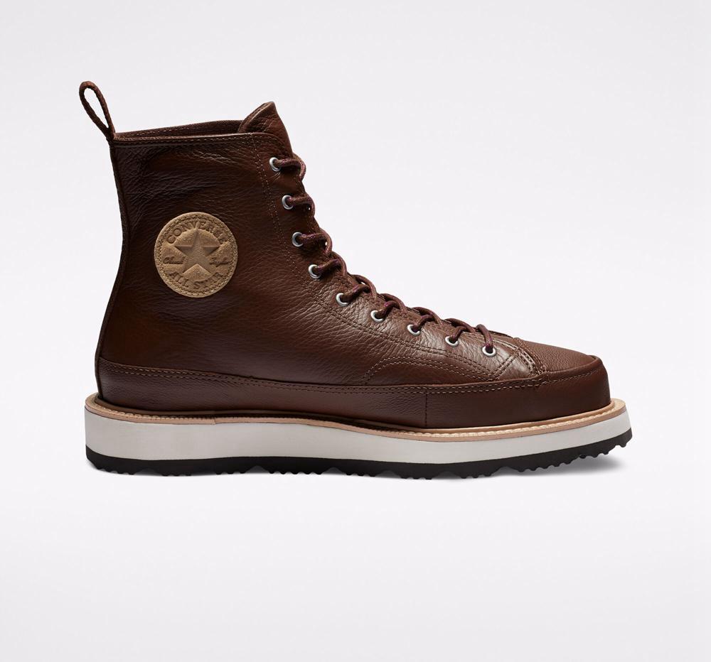 Botas Tenis Converse Chuck Taylor Crafted Boot Unisex Hombre Chocolate Verde Menta Negras  Colombia |  RUCHJ-7940