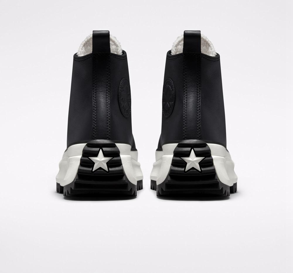 Botas Tenis Converse Run Star Hike Plataforma Sherpa Mujer Negras Negras  Colombia |  BFCNJ-5971