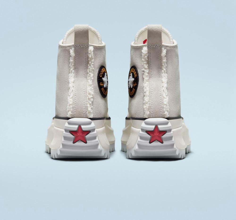Botas Tenis Converse Run Star Hike Sherpa Trim Unisex Hombre Gris Negras  Colombia |  NGBSH-5370