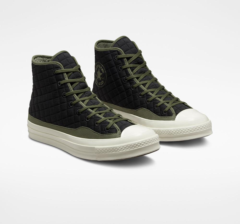 High Tops Tenis Converse Chuck 70 Acolchado Unisex Mujer Negras  Colombia |  QPXIK-3825