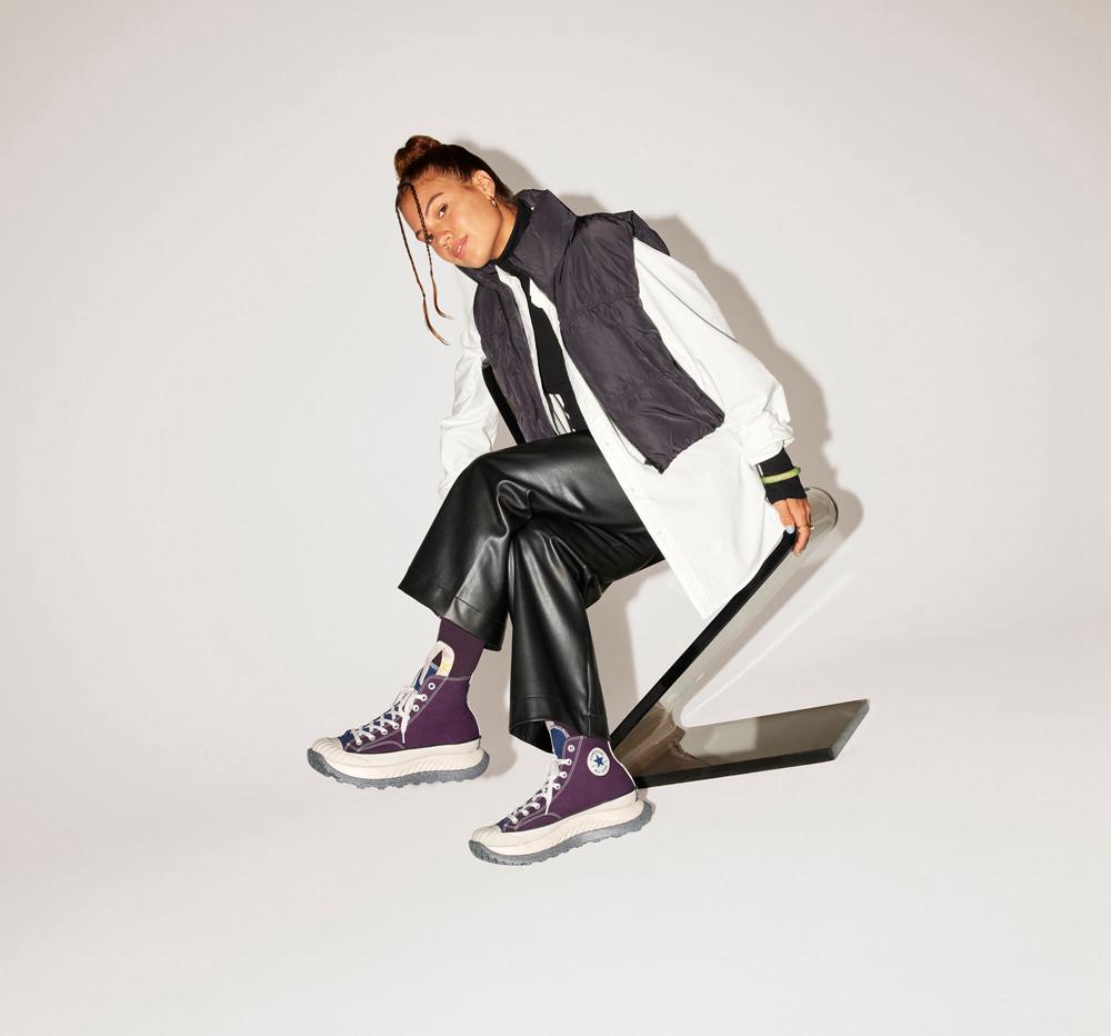 High Tops Tenis Converse Chuck 70 At Cx Counter Climate Unisex Mujer Negras Obsidian  Colombia |  KPARH-5687