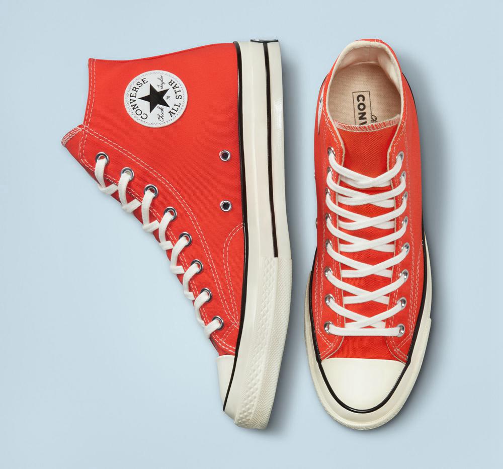 High Tops Tenis Converse Chuck 70 Canvas Seasonal Color Unisex Hombre Rojas  Colombia |  QXEYH-9856