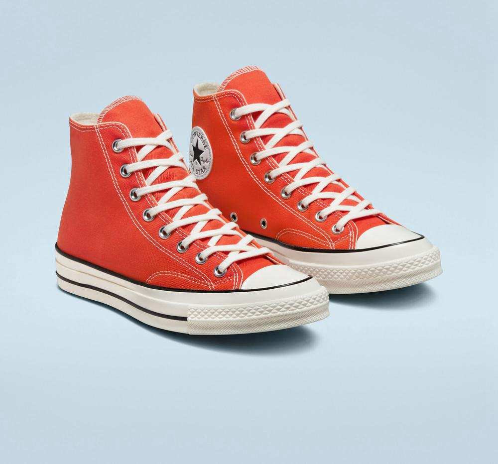 High Tops Tenis Converse Chuck 70 Canvas Seasonal Color Unisex Hombre Rojas  Colombia |  QXEYH-9856