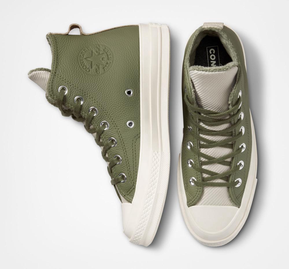 High Tops Tenis Converse Chuck 70 Counter Climate Unisex Mujer Verde  Colombia |  QKECB-5830