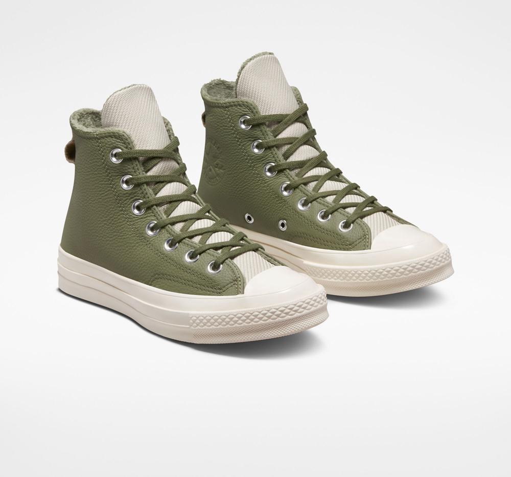 High Tops Tenis Converse Chuck 70 Counter Climate Unisex Mujer Verde  Colombia |  QKECB-5830