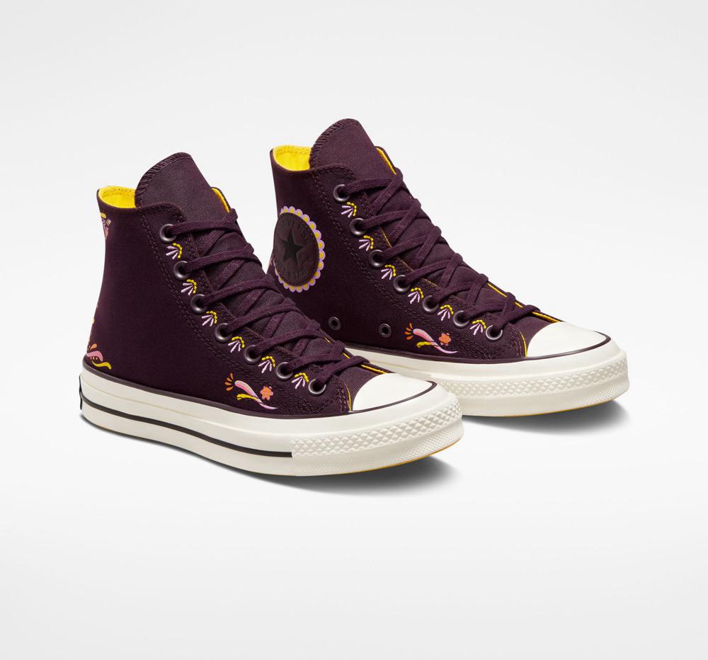 High Tops Tenis Converse Chuck 70 D%C3%Ada De Muertos Unisex Mujer Negras  Colombia |  OIPQV-1597