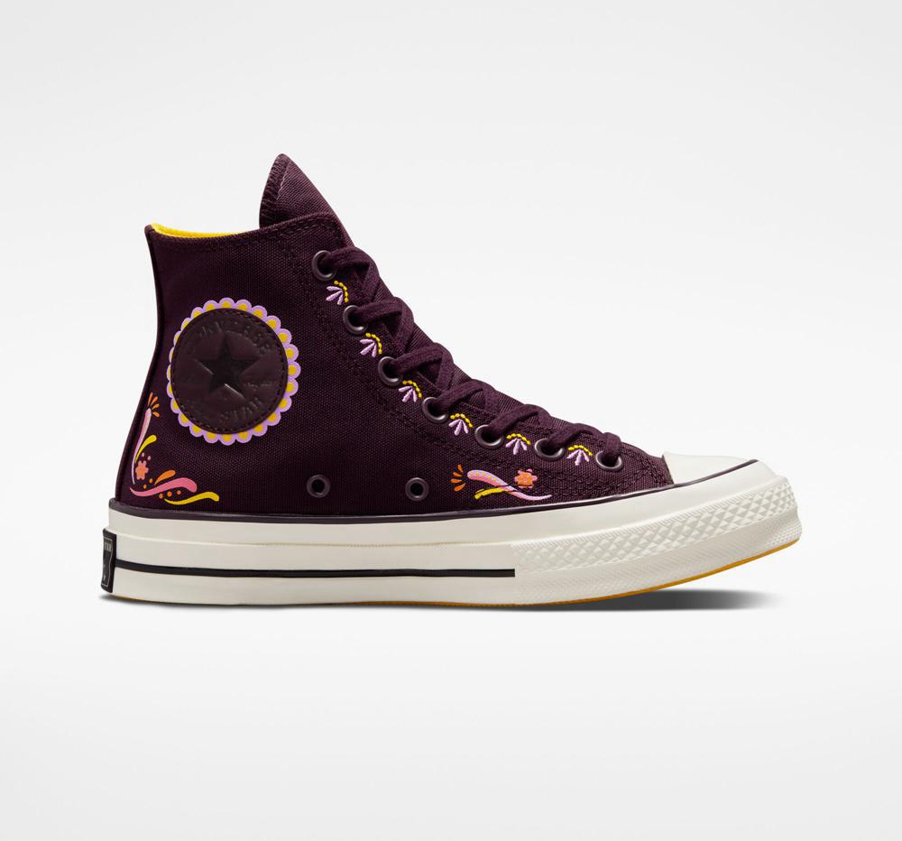 High Tops Tenis Converse Chuck 70 D%C3%Ada De Muertos Unisex Mujer Negras  Colombia |  OIPQV-1597