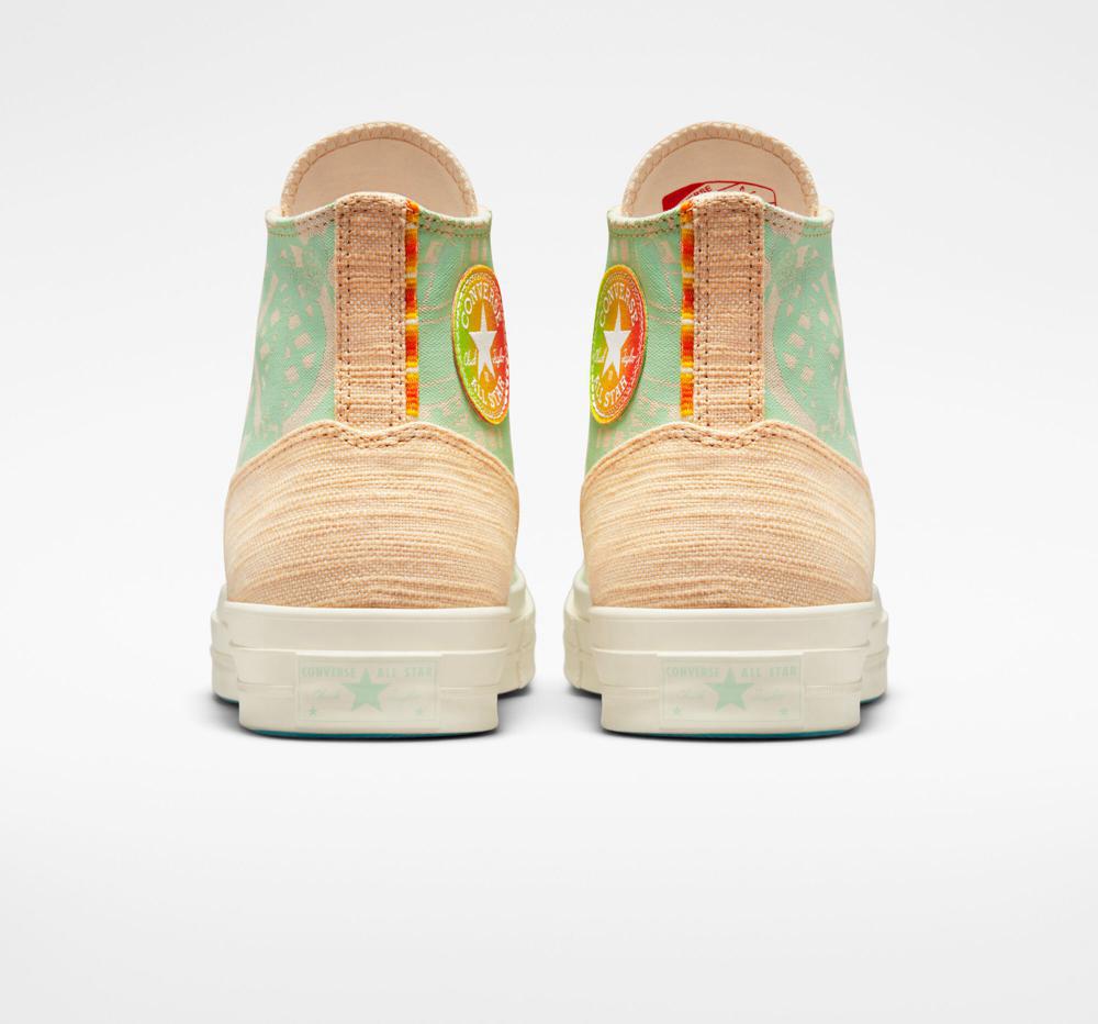 High Tops Tenis Converse Chuck 70 Mi Gente%2C Mi Alegria Unisex Hombre Blancas  Colombia |  QLJCB-6493