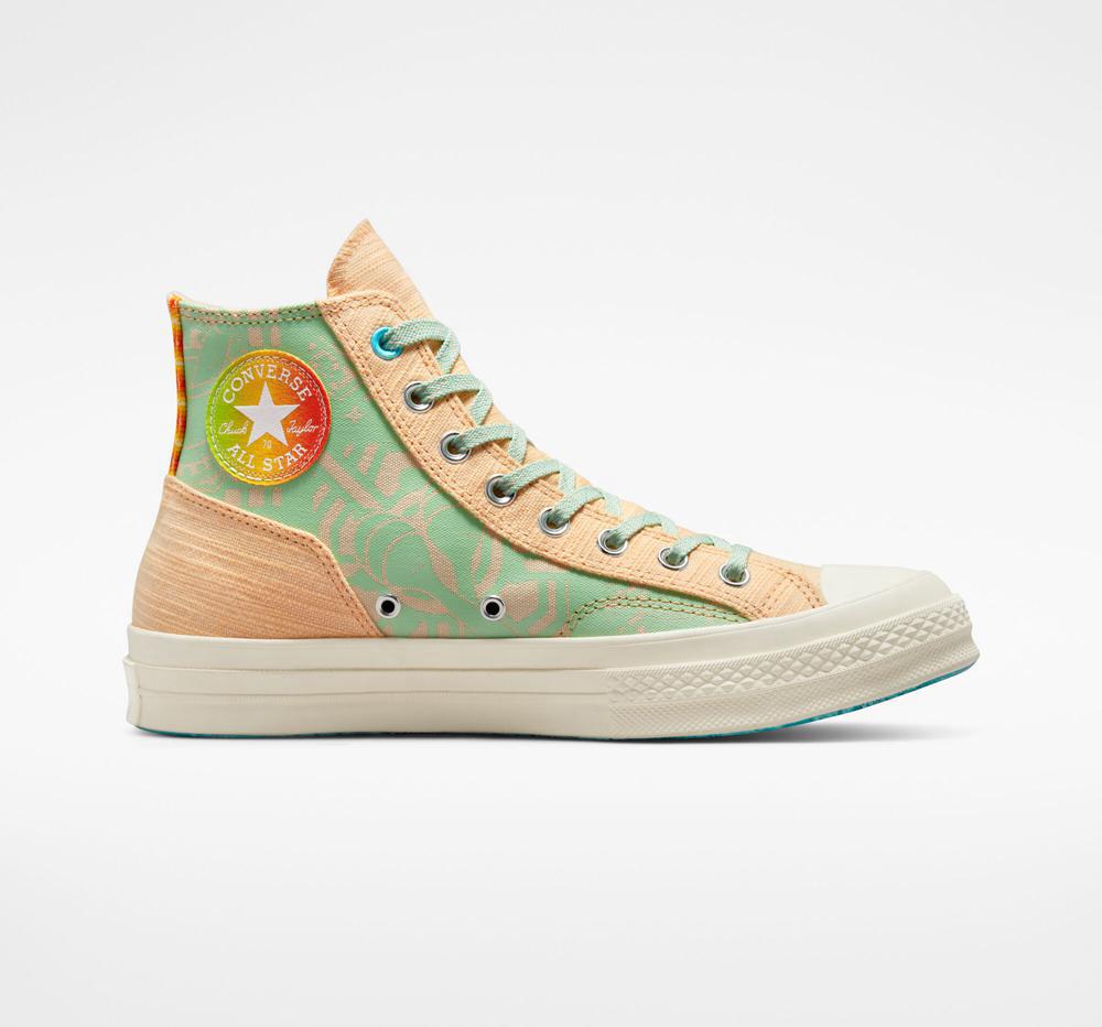High Tops Tenis Converse Chuck 70 Mi Gente%2C Mi Alegria Unisex Hombre Blancas  Colombia |  QLJCB-6493