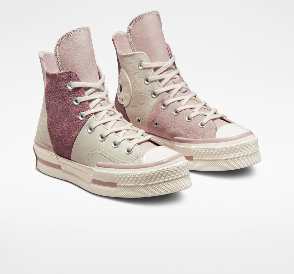 High Tops Tenis Converse Chuck 70 Plus Mixed Materials Unisex Mujer Rosas  Colombia |  FQTRJ-0738