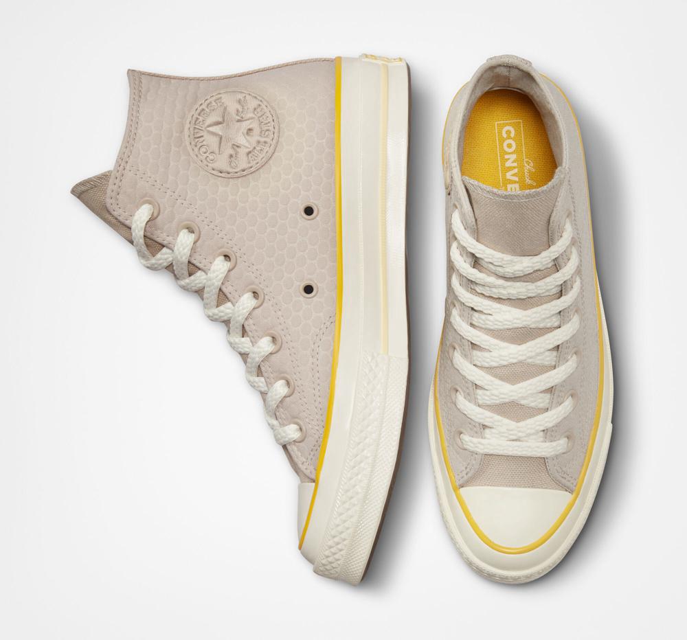 High Tops Tenis Converse Chuck 70 Textured Mujer Gris  Colombia |  BMACU-0625