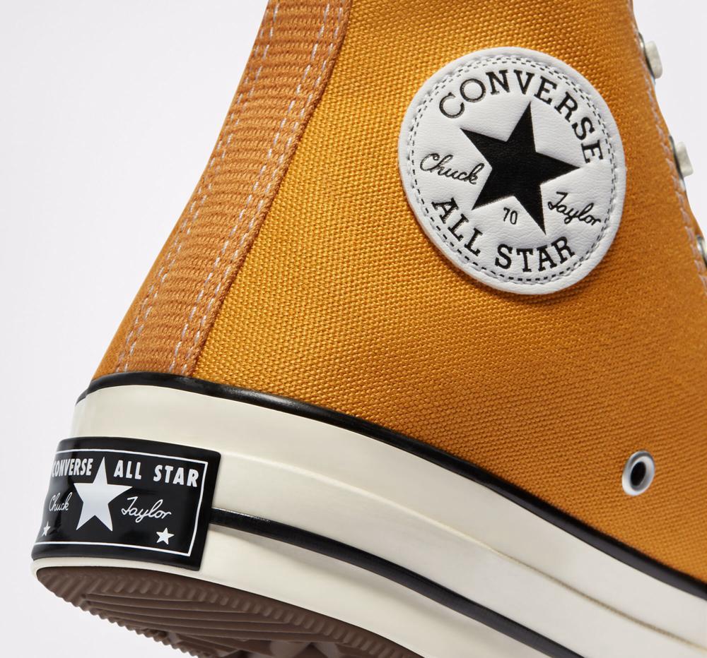 High Tops Tenis Converse Chuck 70 Vintage Canvas Unisex Hombre Marrones Negras  Colombia |  AUIRP-6945