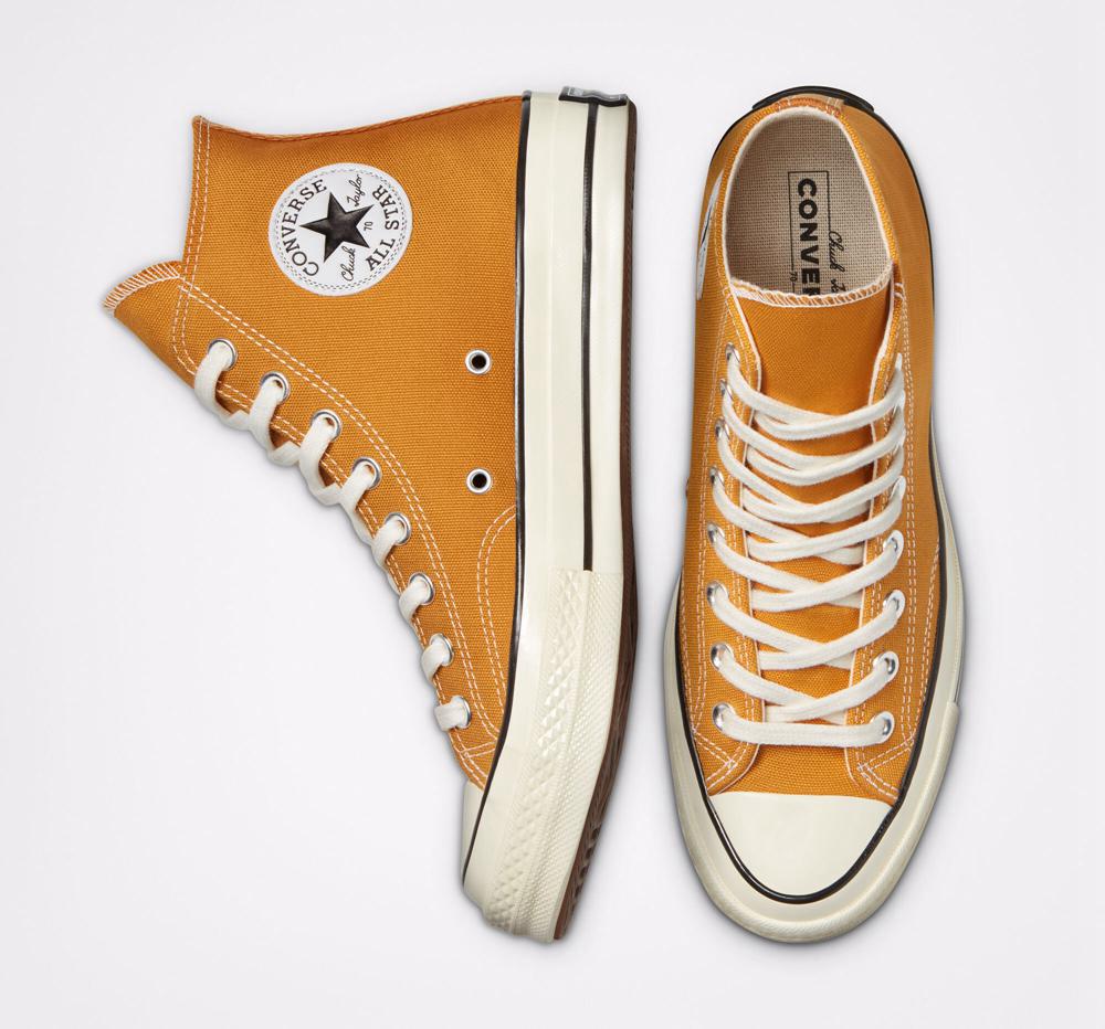High Tops Tenis Converse Chuck 70 Vintage Canvas Unisex Hombre Marrones Negras  Colombia |  AUIRP-6945