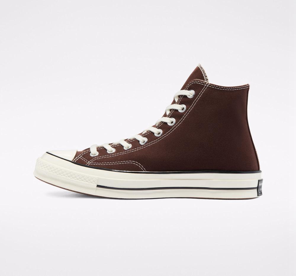 High Tops Tenis Converse Chuck 70 Vintage Canvas Unisex Hombre Marrones Verde Menta Negras  Colombia |  QLAXD-0389