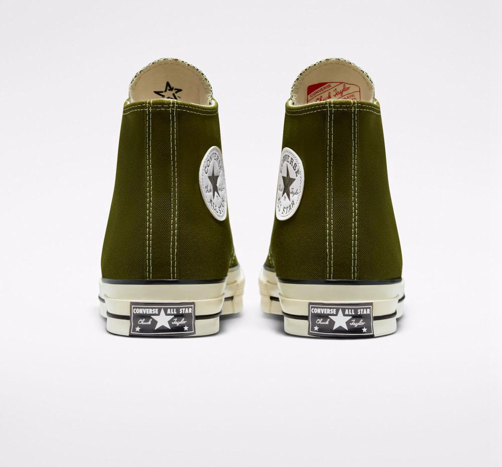 High Tops Tenis Converse Chuck 70 Vintage Canvas Unisex Mujer Verde Verde Menta Negras  Colombia |  TJDEY-7503
