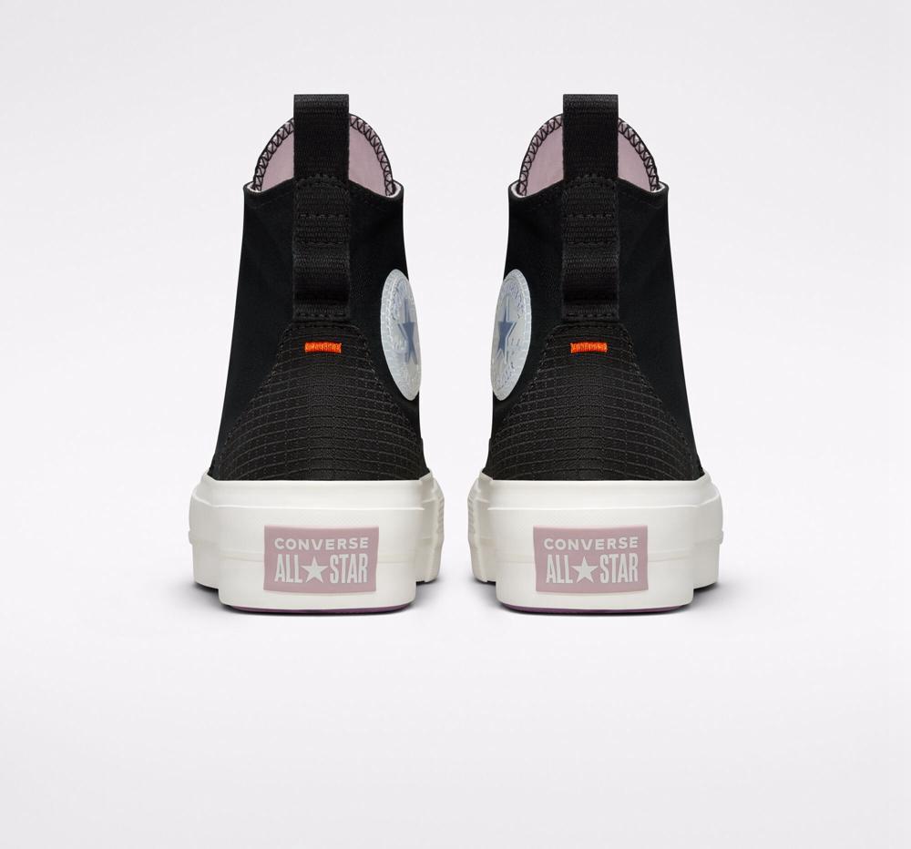 High Tops Tenis Converse Chuck Taylor All Star Lift Plataforma Future Utility Mujer Negras Moradas  Colombia |  ADYFC-4173