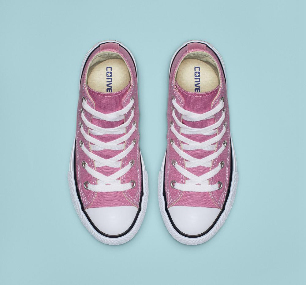 High Tops Tenis Converse Chuck Taylor All Star Classic Little Kids Niño Rosas  Colombia |  AHIUW-7540