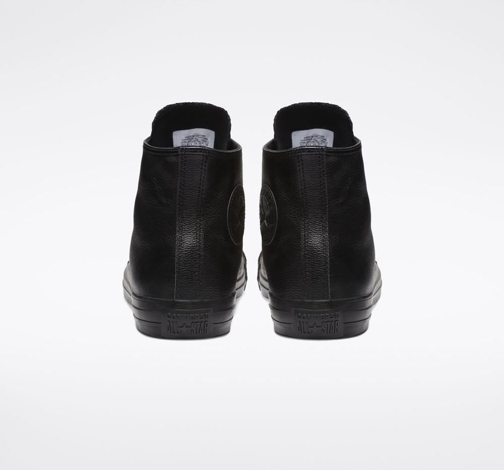 High Tops Tenis Converse Chuck Taylor All Star Leather Unisex Mujer Negras  Colombia |  BDHVG-3185