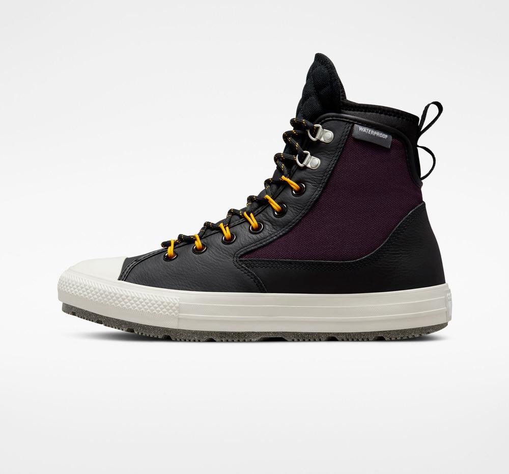 High Tops Tenis Converse Chuck Taylor All Star All Terrain Counter Climate Unisex Hombre Negras Negras  Colombia |  BLPHA-5407