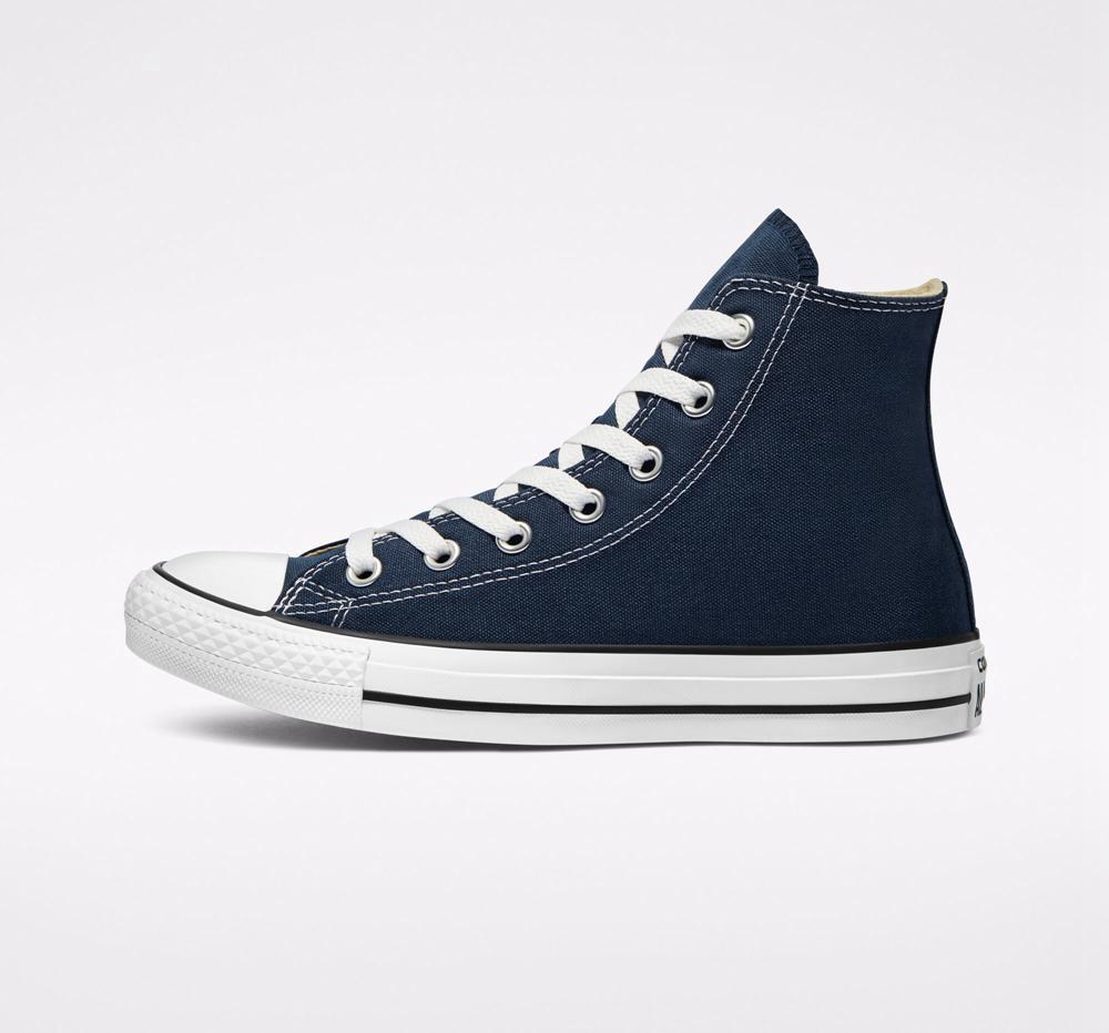 High Tops Tenis Converse Chuck Taylor All Star Classic Unisex Mujer Azul Marino  Colombia |  BVDFL-3102