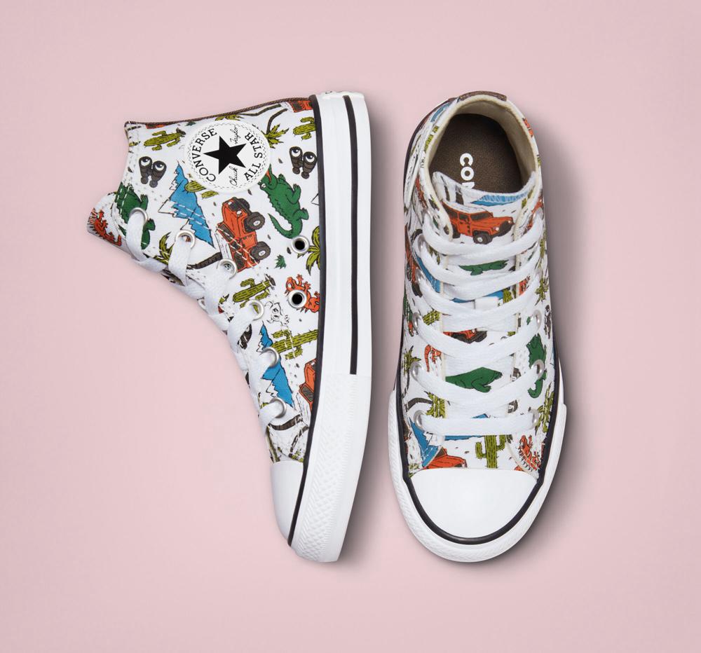 High Tops Tenis Converse Chuck Taylor All Star Desert Explorer Little Kids Niña Blancas Verde  Colombia |  CFIAU-5984