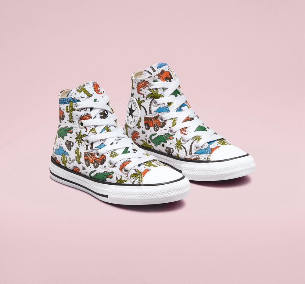 High Tops Tenis Converse Chuck Taylor All Star Desert Explorer Little Kids Niña Blancas Verde  Colombia |  CFIAU-5984