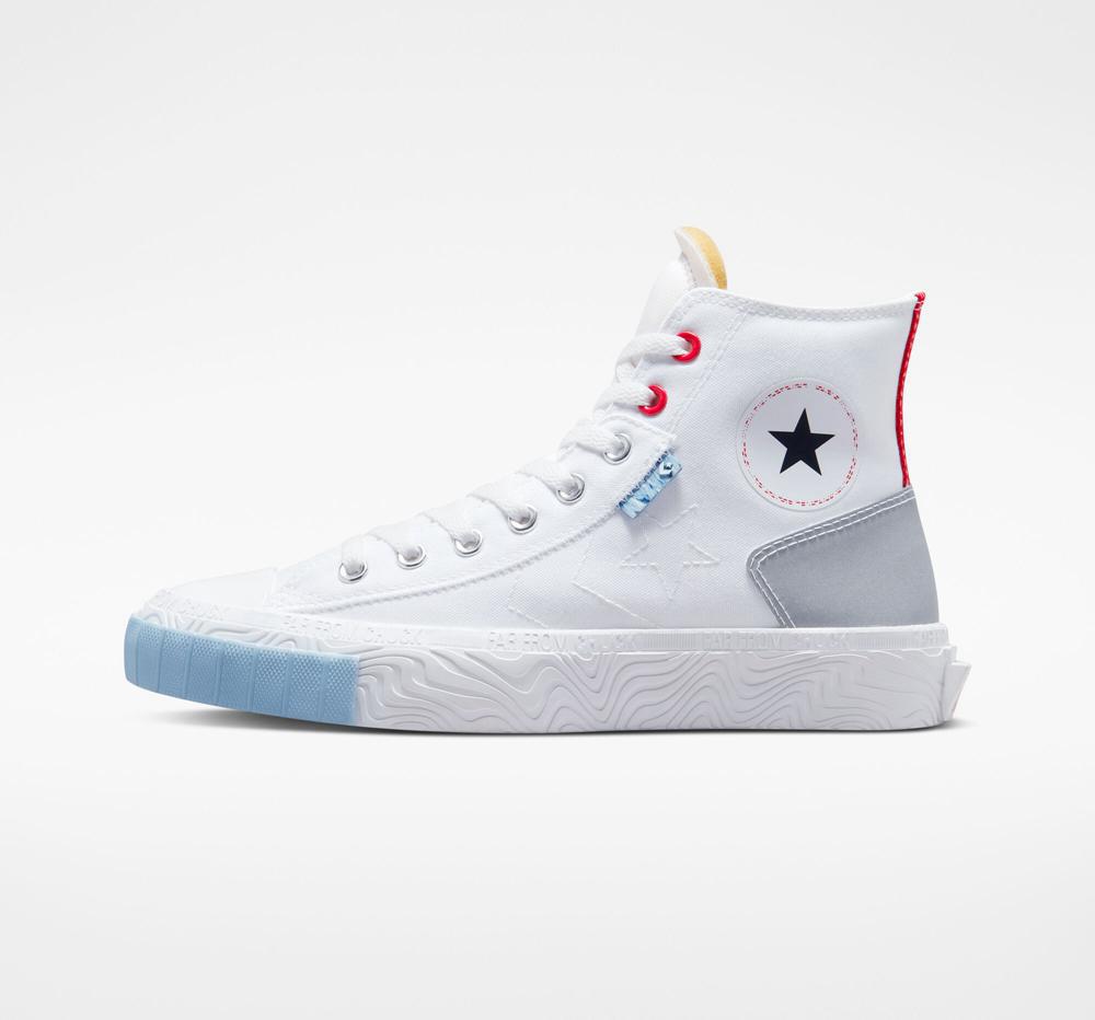 High Tops Tenis Converse Chuck Taylor Alt Star Reflective Shine Unisex Mujer Blancas Rojas Azules  Colombia |  FINCO-7285