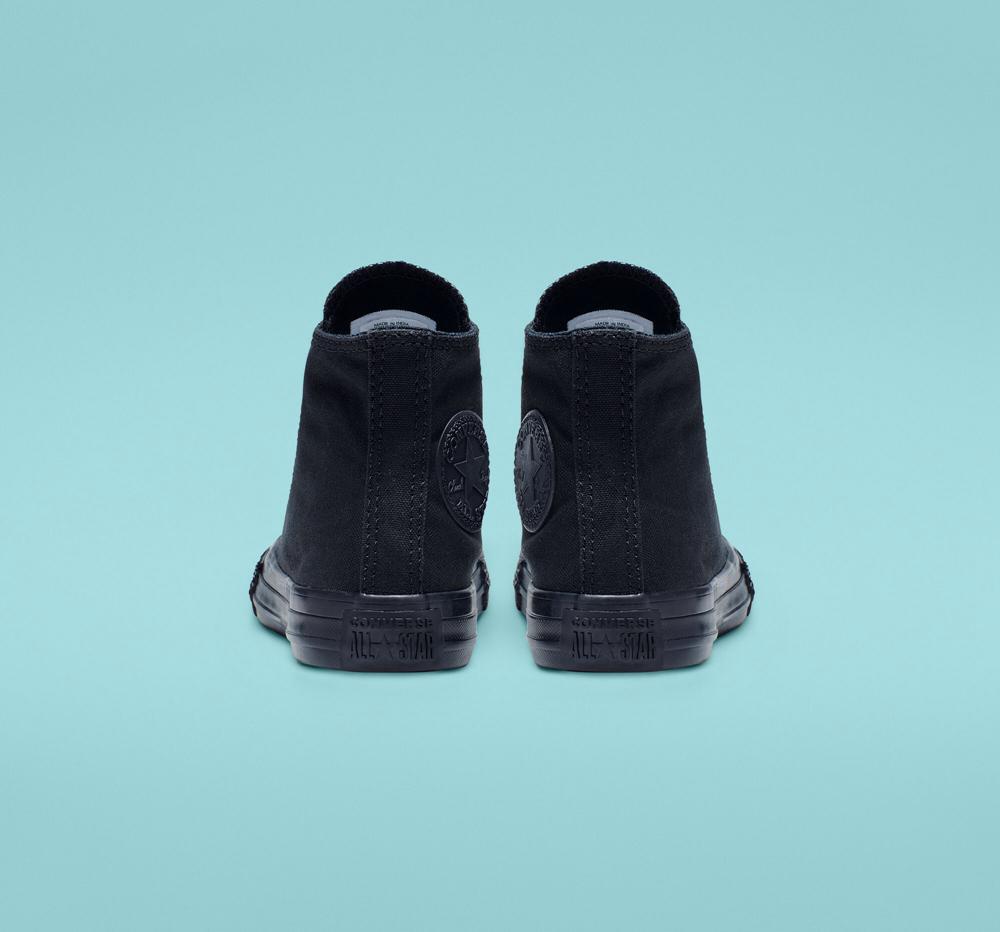High Tops Tenis Converse Chuck Taylor All Star Classic Little Kids Niño Negras  Colombia |  FWBLG-0531