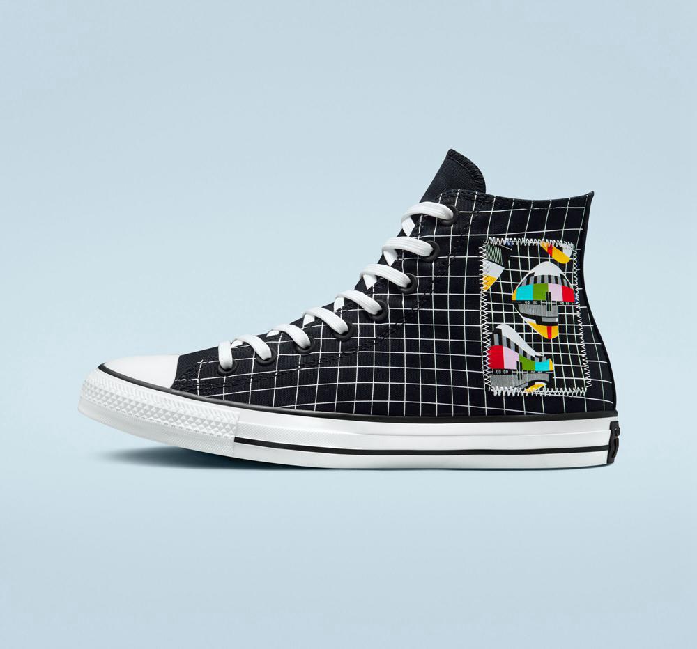 High Tops Tenis Converse Chuck Taylor All Star Color Grid Unisex Mujer Blancas  Colombia |  HGPDJ-6307