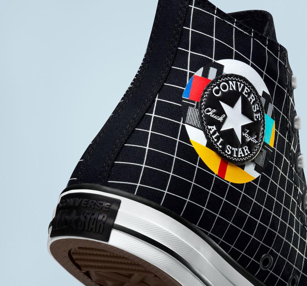 High Tops Tenis Converse Chuck Taylor All Star Color Grid Unisex Mujer Blancas  Colombia |  HGPDJ-6307