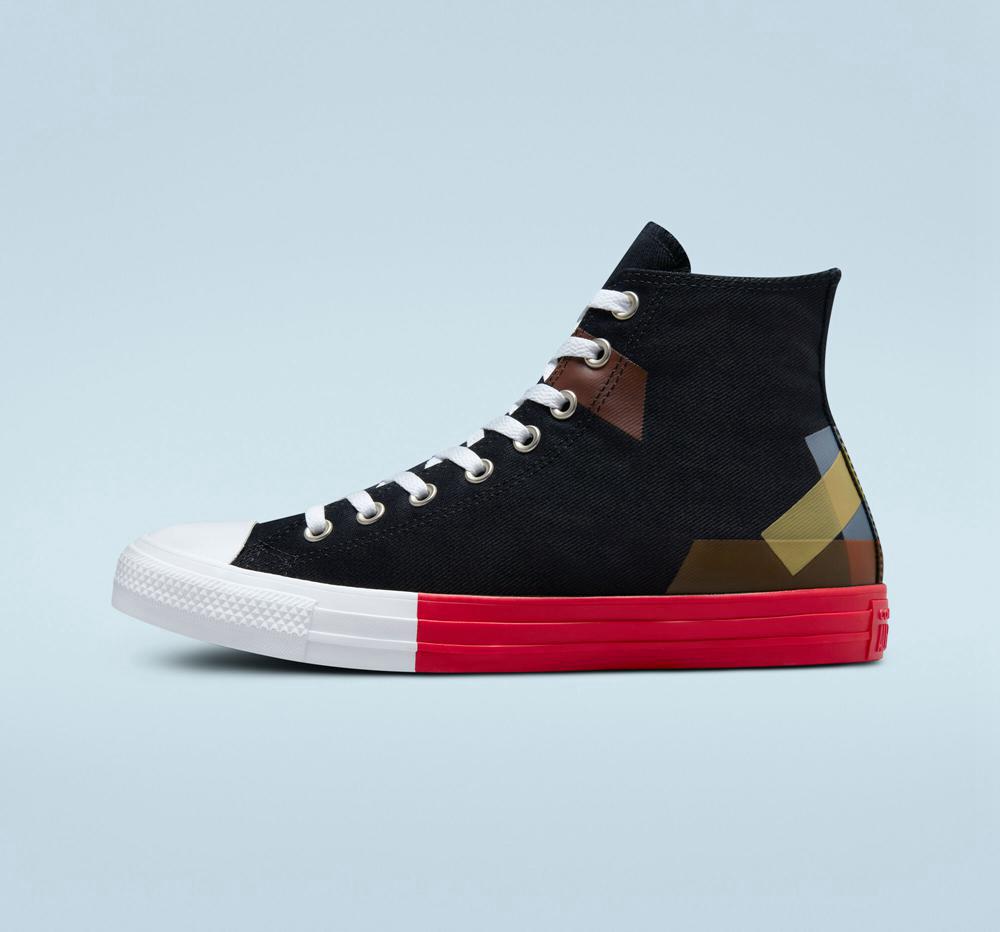 High Tops Tenis Converse Chuck Taylor All Star Space Racer Unisex Mujer Negras Rojas Blancas  Colombia |  JUIRE-5382