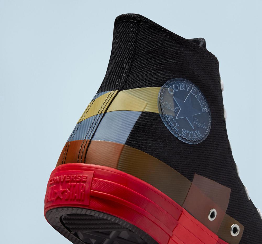 High Tops Tenis Converse Chuck Taylor All Star Space Racer Unisex Mujer Negras Rojas Blancas  Colombia |  JUIRE-5382