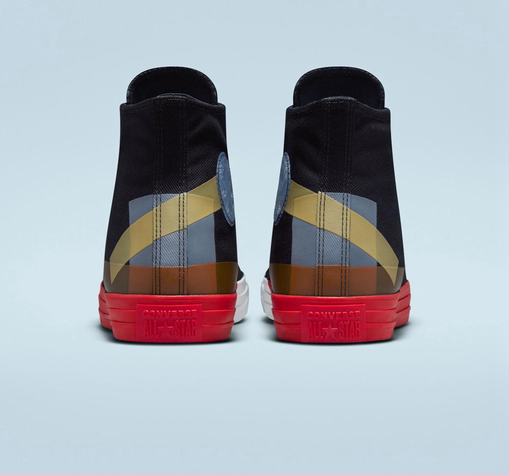 High Tops Tenis Converse Chuck Taylor All Star Space Racer Unisex Mujer Negras Rojas Blancas  Colombia |  JUIRE-5382