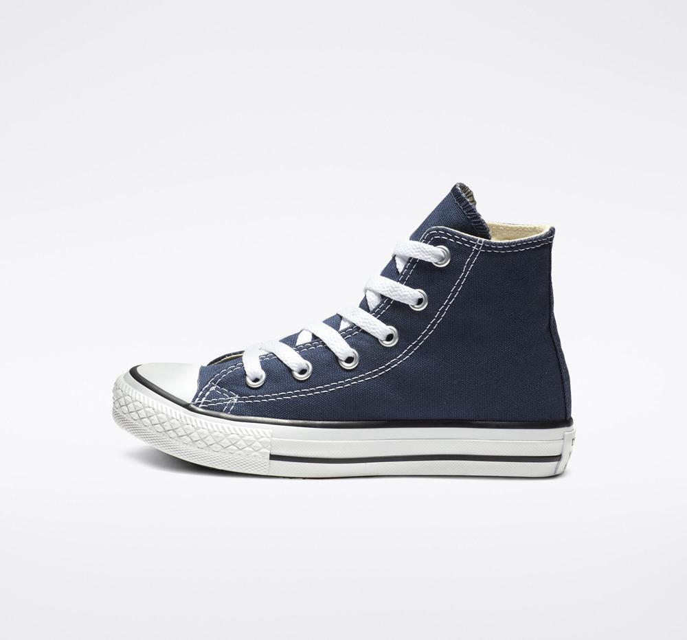 High Tops Tenis Converse Chuck Taylor All Star Classic Little Kids Niño Azul Marino  Colombia |  NOZJU-9153