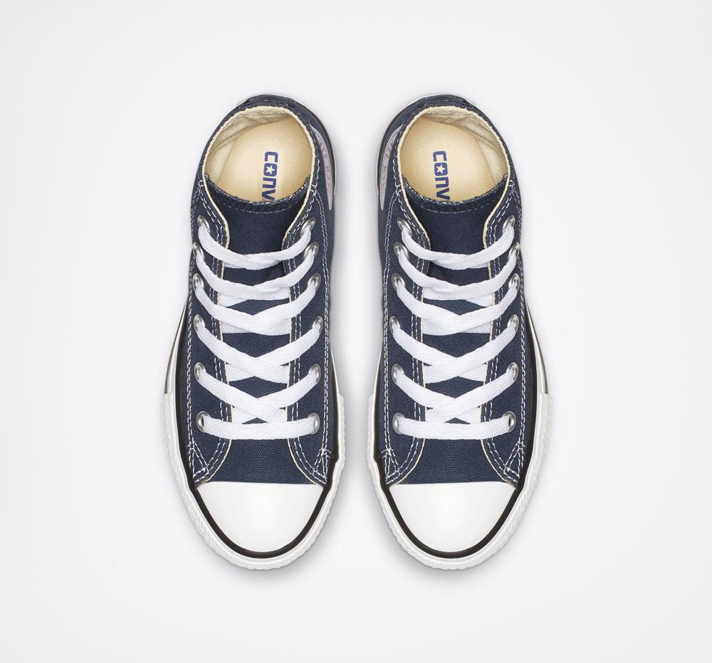 High Tops Tenis Converse Chuck Taylor All Star Classic Little Kids Niño Azul Marino  Colombia |  NOZJU-9153