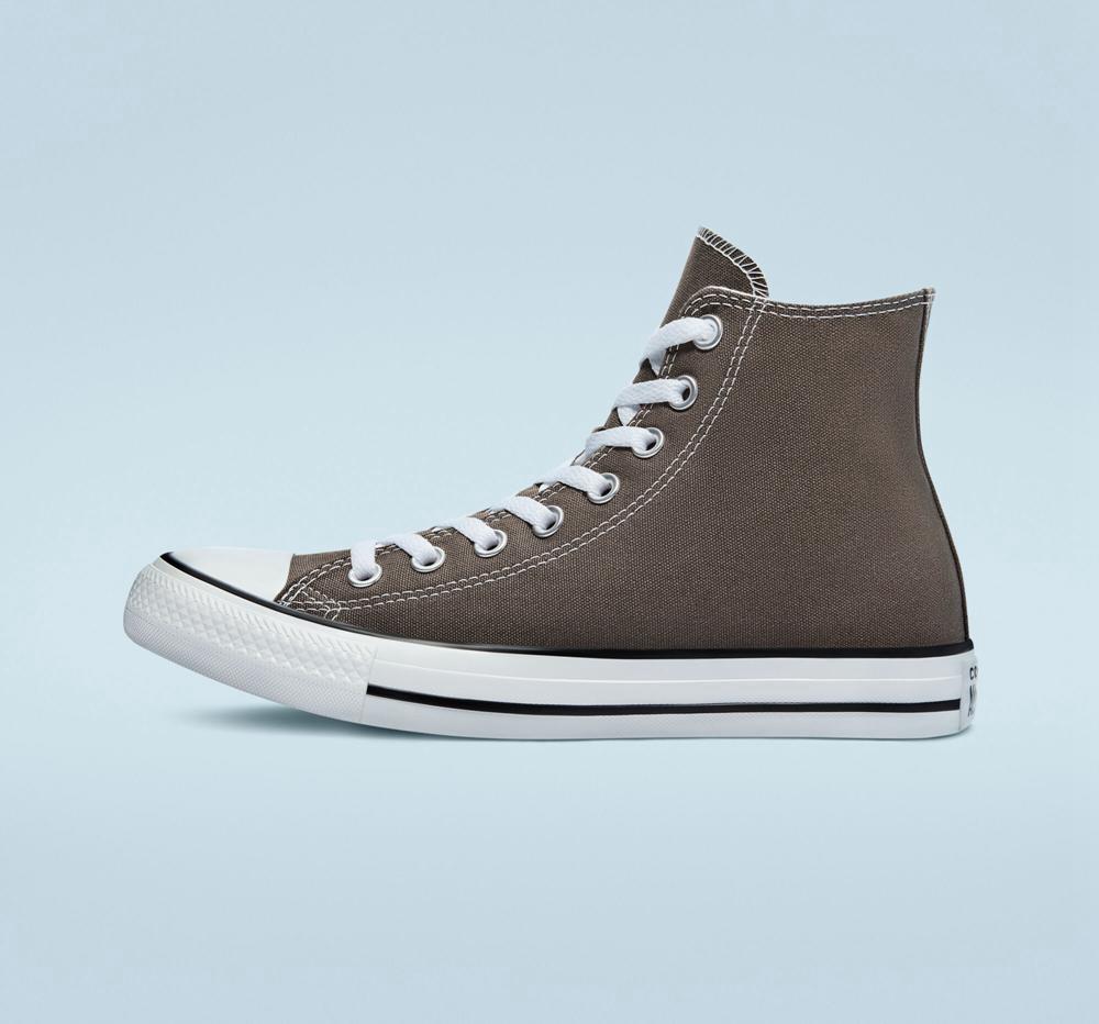 High Tops Tenis Converse Chuck Taylor All Star Classic Unisex Mujer Gris  Colombia |  PHVTF-6205