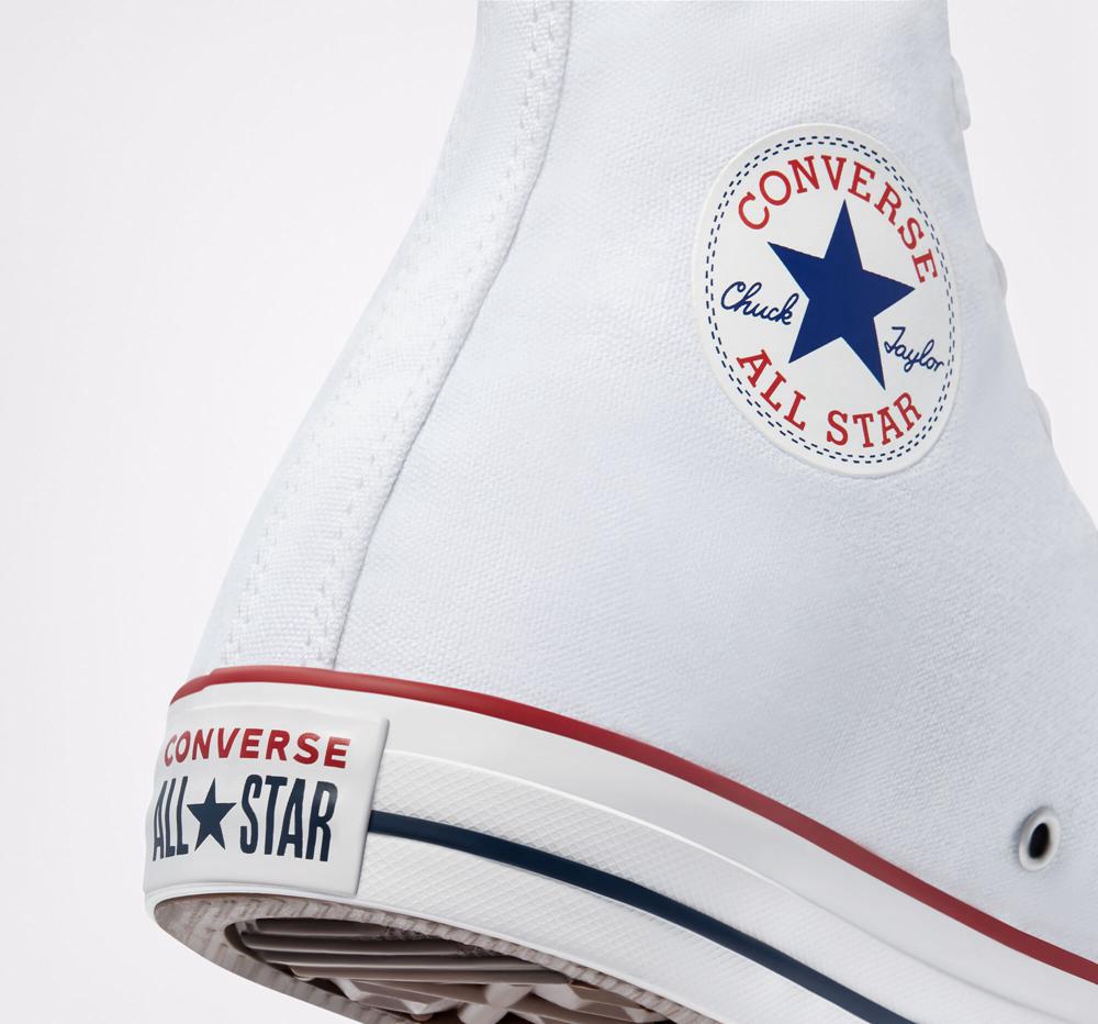 High Tops Tenis Converse Chuck Taylor All Star Classic Unisex Hombre Blancas  Colombia |  QAPKX-3469