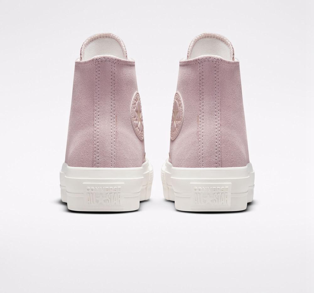 High Tops Tenis Converse Chuck Taylor All Star Lift Plataforma Earthy Neutrals Mujer Rosas  Colombia |  QUSFE-4012