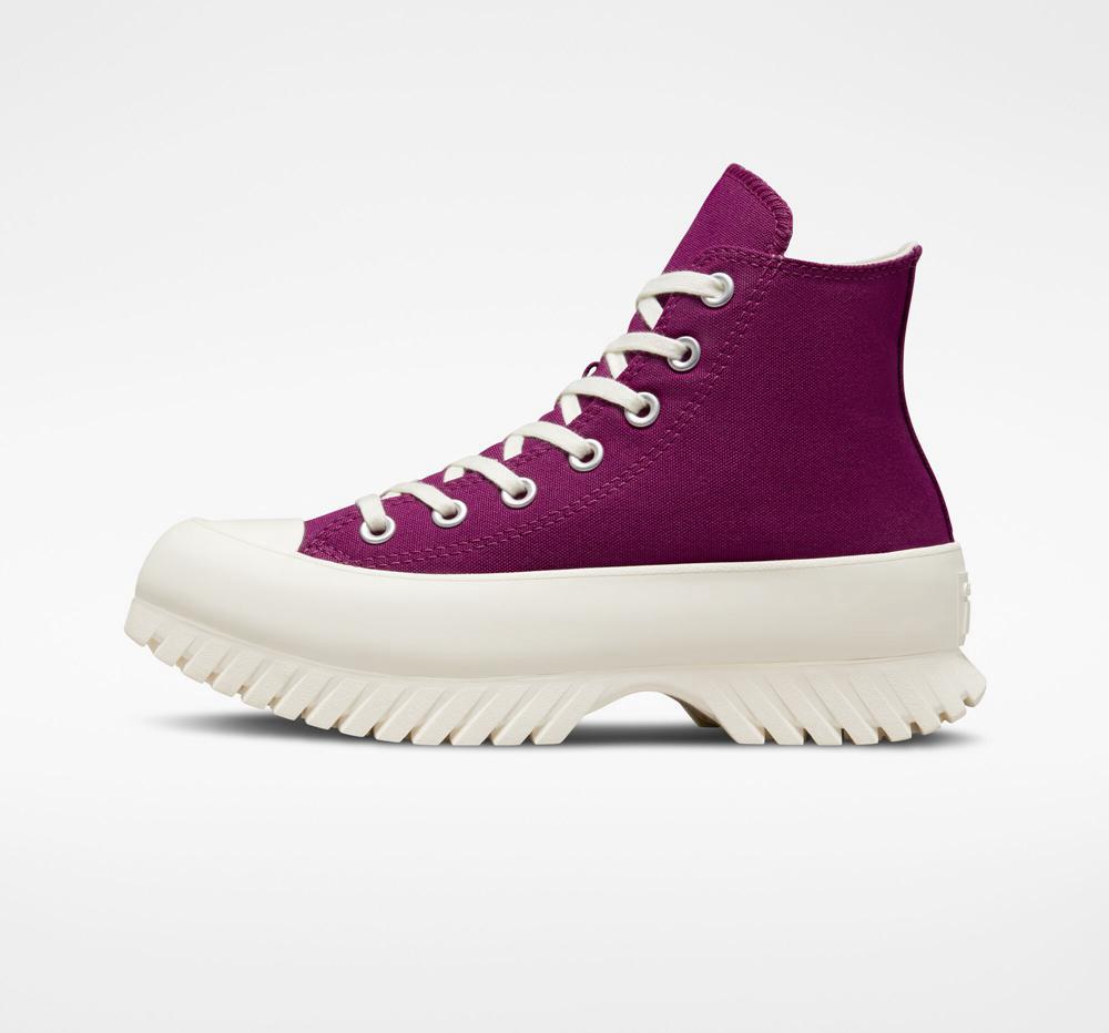 High Tops Tenis Converse Chuck Taylor All Star Lugged 2.0 Unisex Mujer Moradas Negras  Colombia |  STFGE-3895
