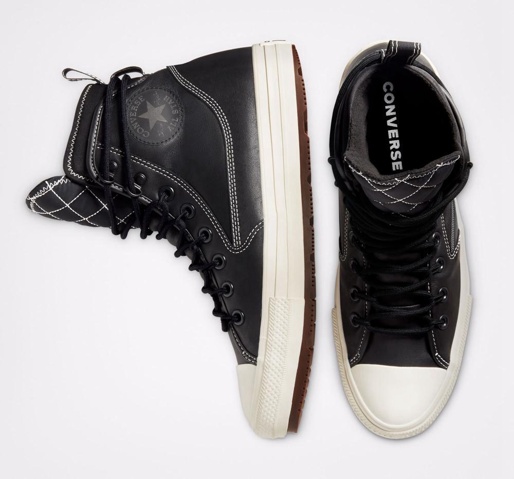 High Tops Tenis Converse Chuck Taylor All Star All Terrain Counter Climate Unisex Mujer Negras Negras  Colombia |  TUHZS-1056