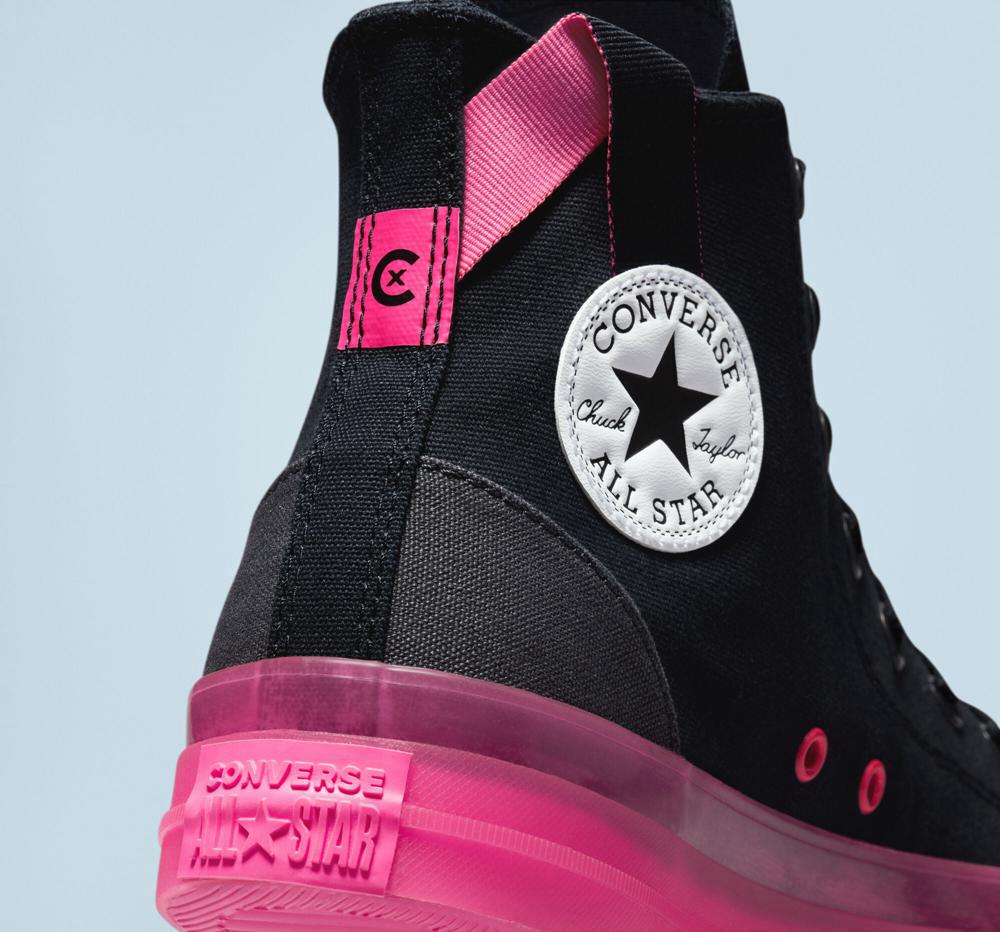 High Tops Tenis Converse Chuck Taylor All Star Cx Unisex Hombre Negras Rosas  Colombia |  UELNV-0648