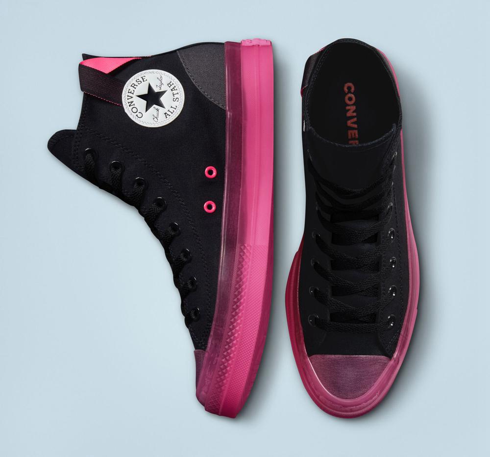High Tops Tenis Converse Chuck Taylor All Star Cx Unisex Hombre Negras Rosas  Colombia |  UELNV-0648