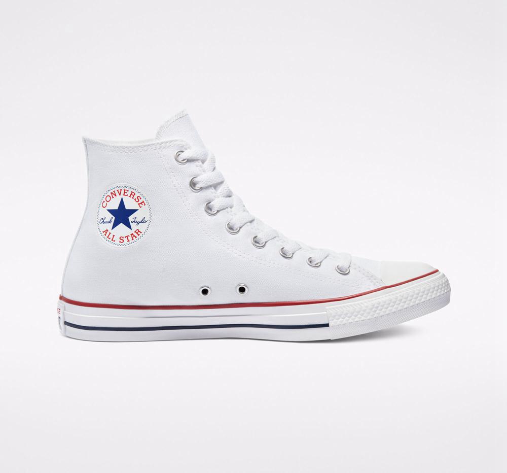 High Tops Tenis Converse Chuck Taylor All Star Classic Unisex Mujer Blancas  Colombia |  USHXI-4371