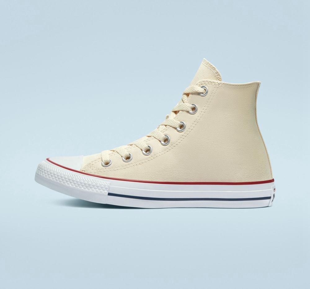 High Tops Tenis Converse Chuck Taylor All Star Classic Unisex Mujer Natural Ivory  Colombia |  VBECZ-4370