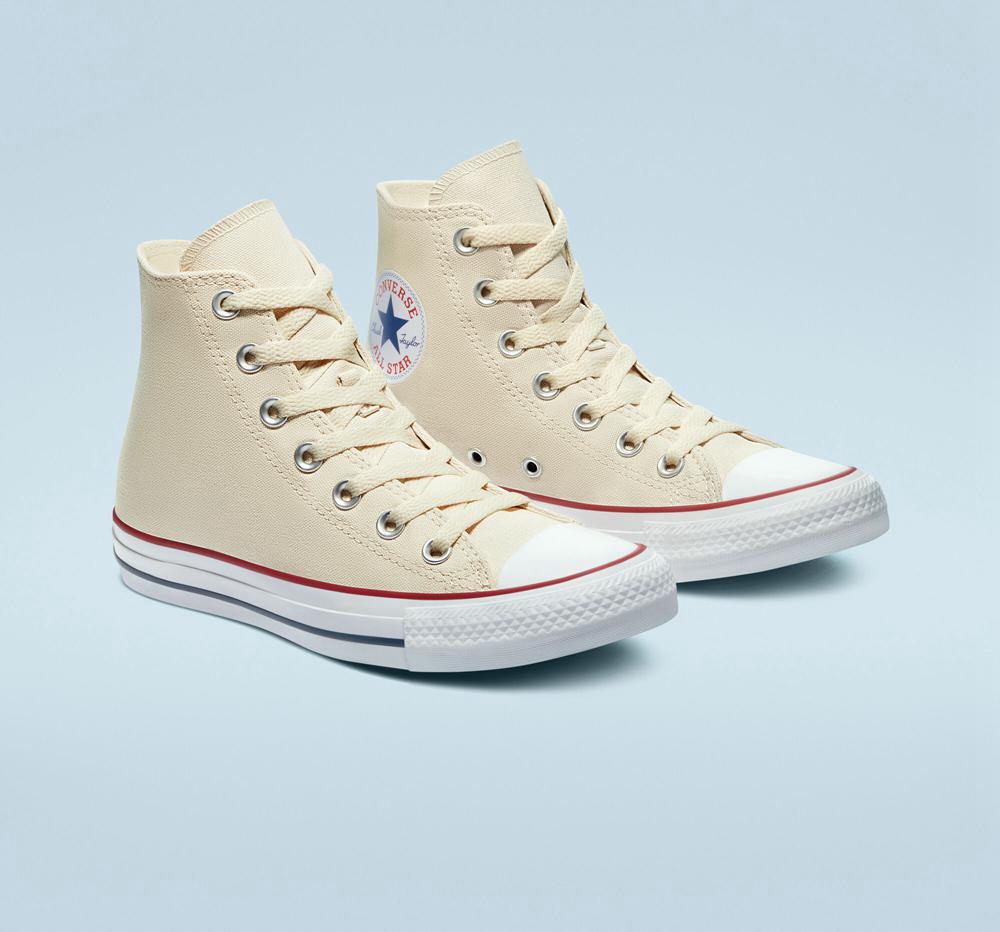 High Tops Tenis Converse Chuck Taylor All Star Classic Unisex Mujer Natural Ivory  Colombia |  VBECZ-4370