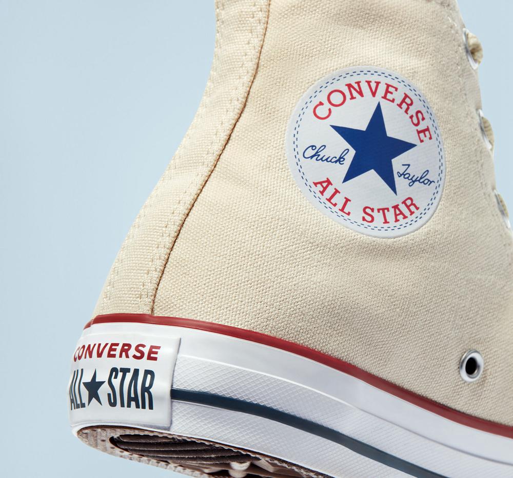 High Tops Tenis Converse Chuck Taylor All Star Classic Unisex Mujer Natural Ivory  Colombia |  VBECZ-4370