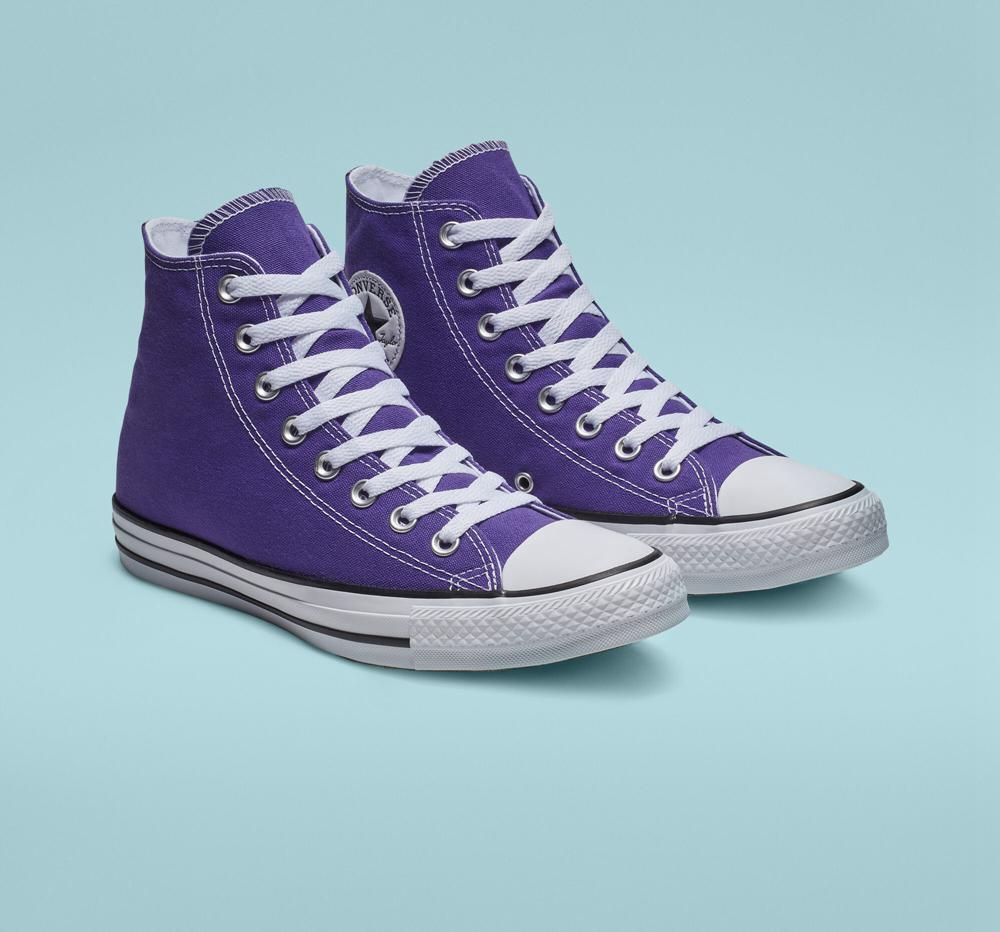High Tops Tenis Converse Chuck Taylor All Star Classic Unisex Hombre Moradas  Colombia |  VFSUB-7269