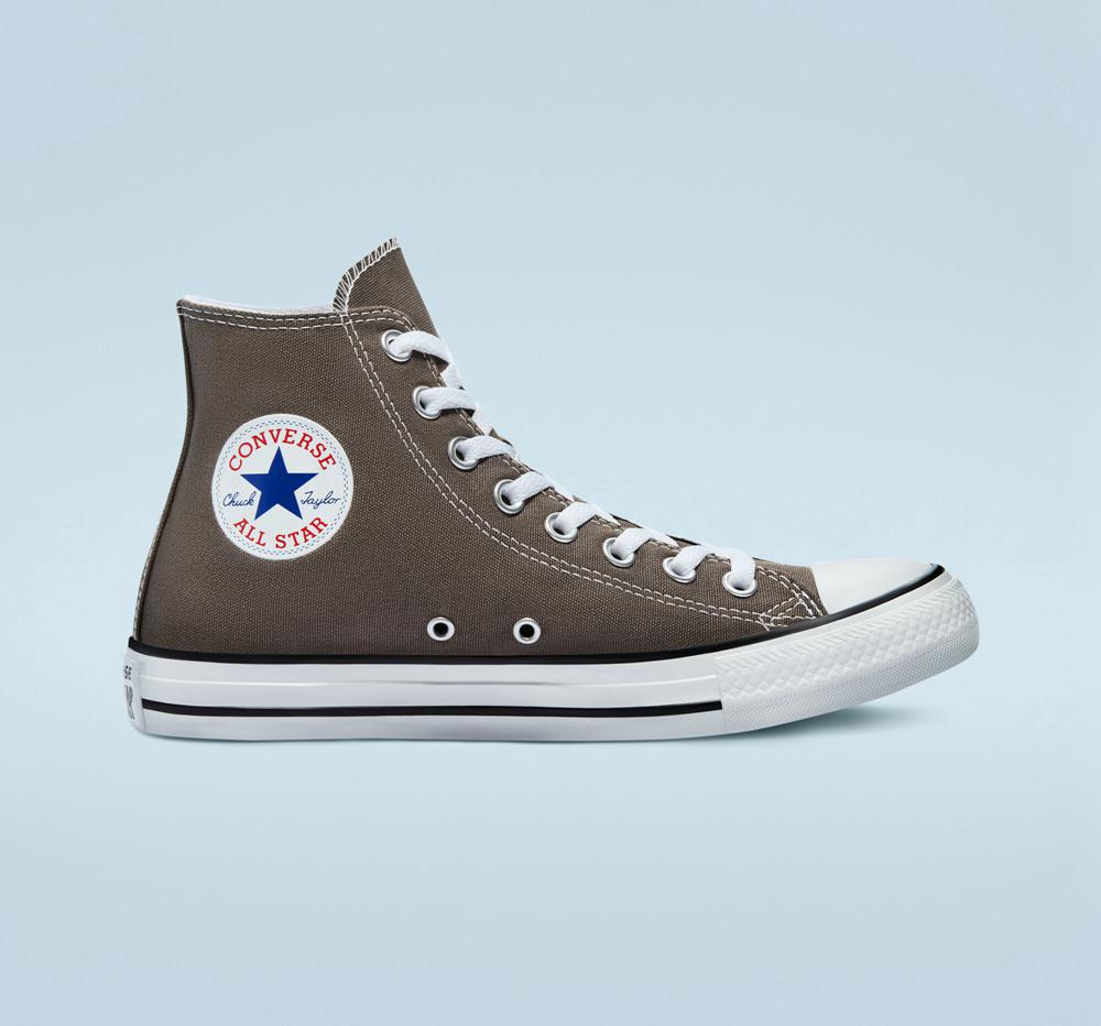 High Tops Tenis Converse Chuck Taylor All Star Classic Unisex Hombre Gris  Colombia |  VKWBA-0283