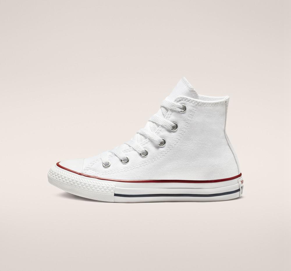High Tops Tenis Converse Chuck Taylor All Star Classic Little Kids Niña Blancas  Colombia |  VLJWR-2674